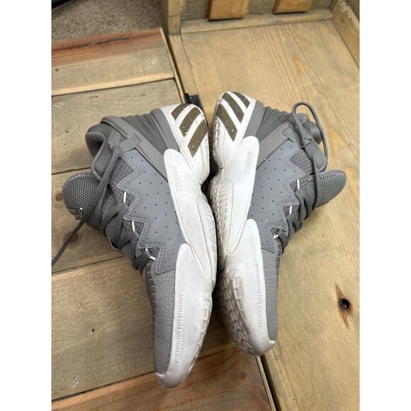 US10 Adidas Mens Don Issue 2 FW8515 Gray Basketball Shoes Sneakers main image 9